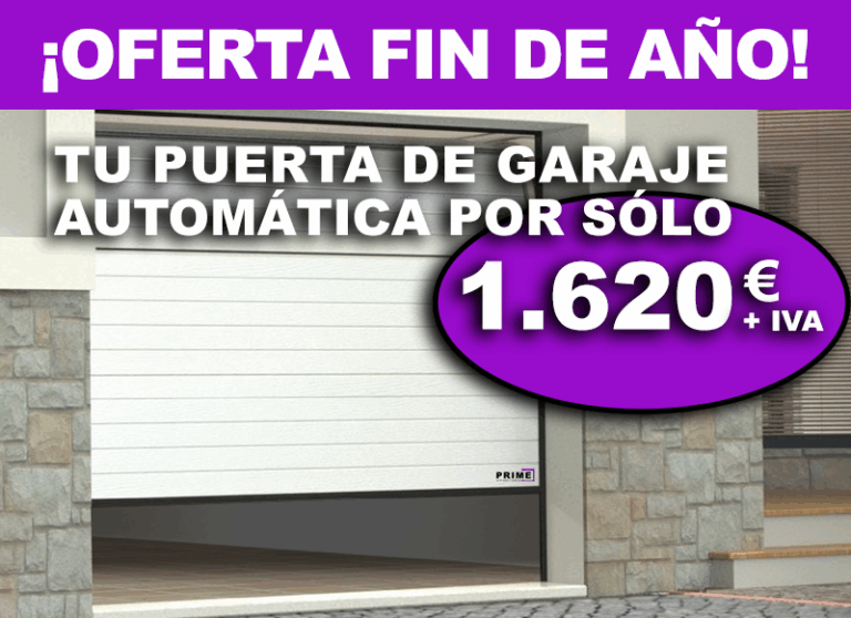 oferta_puerta_de_garaje_automática_prime_automatismos